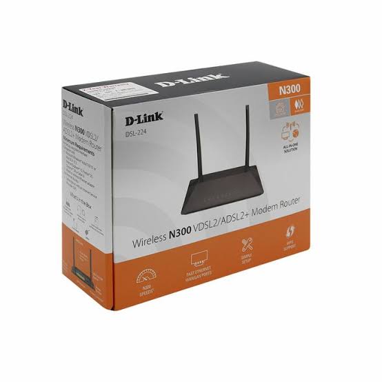 Modem Router D-Link sans-fil dsl-224 N300 VDSL2/ADSL2+